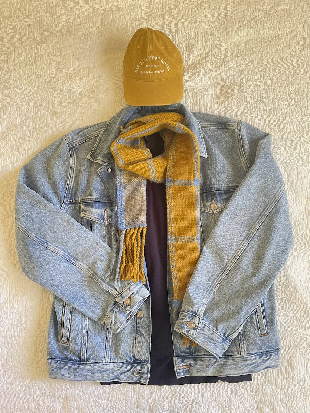 Mustard scarf serving suggestion